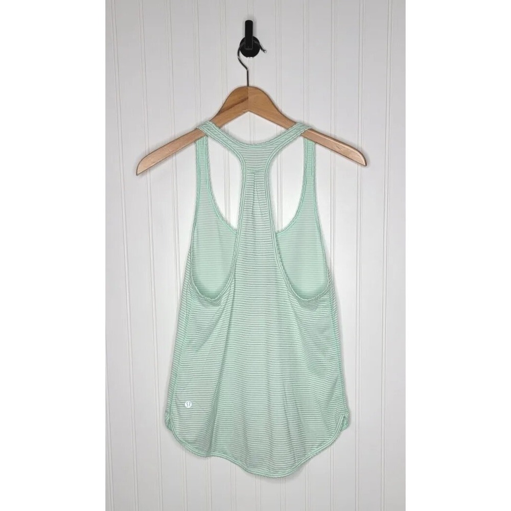 Lululemon 105 Singlet Racerback Tank Top Women's Size 4 Teal Green